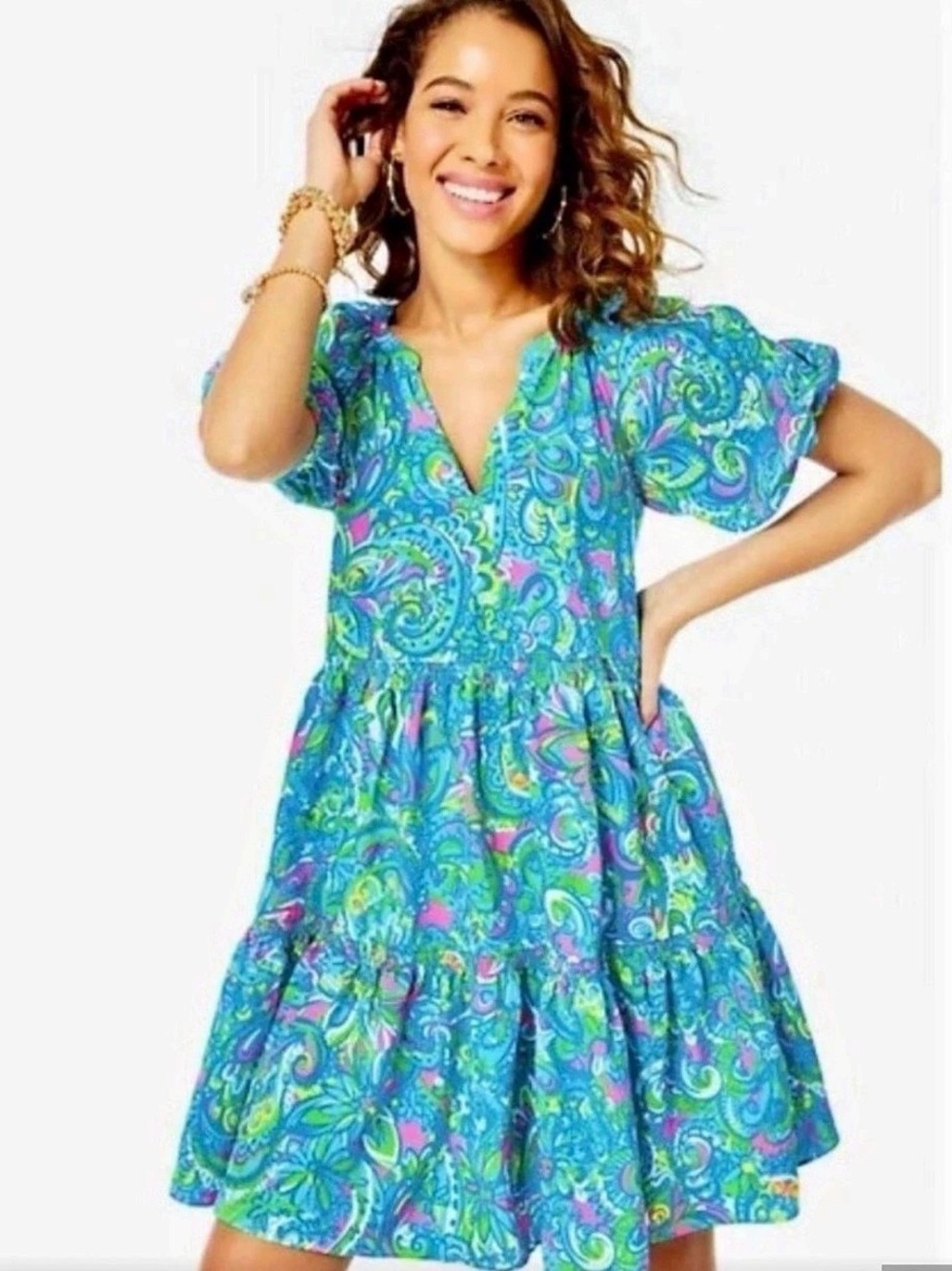 Lilly Pulitzer Bingley Dress Paisley M